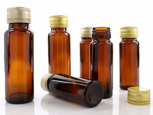 Nút cao su Chai dung dịch uống 20ml Vật nuôi hổ phách dược phẩm