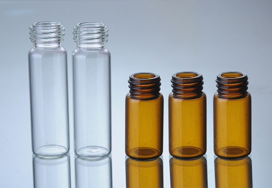 Dược phẩm rõ ràng Amber Dược phẩm lọ thủy tinh 30ml Lọ cổ vặn nhỏ có nắp nhựa