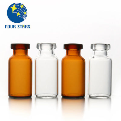 Màu hổ phách trong suốt lọ thủy tinh dược phẩm 2ml 7ml 10ml