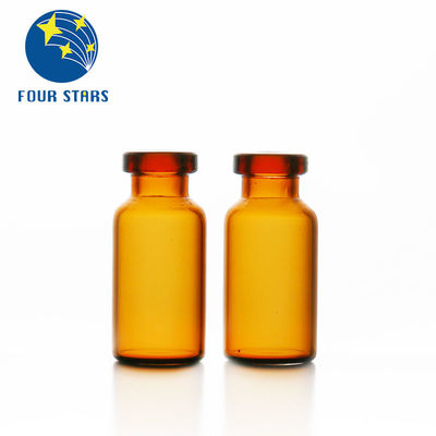 Dược phẩm 2ml 5ml 7ml 10ml 15ml 20ml 30ml lọ tiêm thủy tinh hình ống thủy tinh màu hổ phách trong suốt