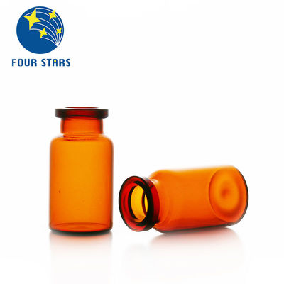 Dược phẩm 2ml 5ml 7ml 10ml 15ml 20ml 30ml lọ tiêm thủy tinh hình ống thủy tinh màu hổ phách trong suốt