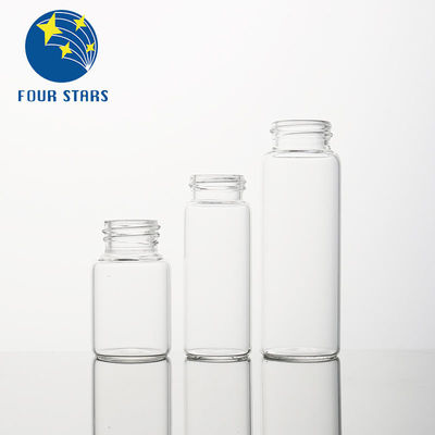 Dược phẩm rõ ràng Amber Dược phẩm lọ thủy tinh 30ml Lọ cổ vặn nhỏ có nắp nhựa