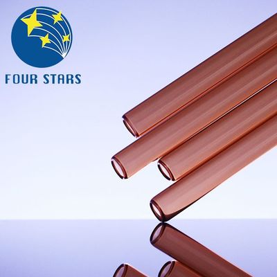 Ống thủy tinh màu hổ phách được đánh bóng cao Ống nghiệm nhỏ 1-20ml