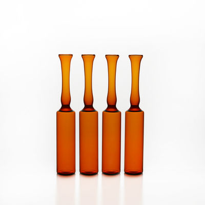Màu hổ phách trong suốt 40ml Chai thủy tinh tiêm Penicillin