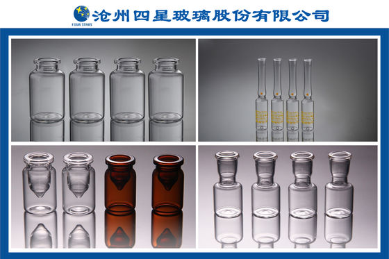 Trong suốt và hổ phách Lọ thủy tinh dược phẩm 3ml trong suốt Ống nghiệm trong suốt có nút